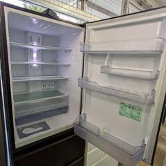 0017 MITSUBISHI 3ドア冷蔵庫 MR-CX37H 2021年製 冷蔵庫 MITSUBISHI ダークブラウン MR-CX37H-T [幅60cm /3ドア /右開き