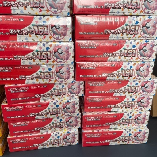 新品未開封シュリンク付 あやし ポケモンカードゲーム151 BOX