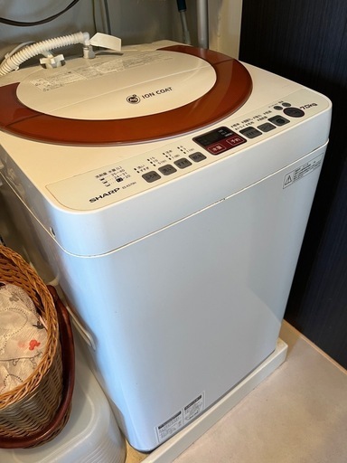 お話中　SHARP 7kg 洗濯機