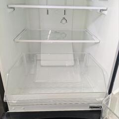 0020 TOSHIBA 2ドア冷蔵庫 GR-M15BS BK 2018年製