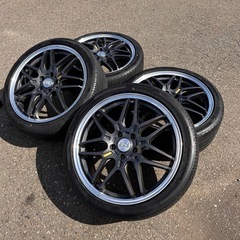 美品！MID RMP19インチアルミホイール 夏タイヤ225/40R19セット