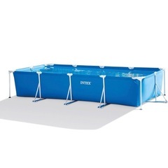 INTEX(インテックス) 長方形 ブルー レクタングラフレームプール 450×220×84cm 28273