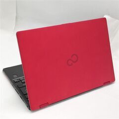 ノートPC 富士通 U939X/A レッド i5 8G 無線 タッチ Win11