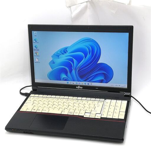 15.6型ワイド ノートPC 富士通 A553/H 8GB DVD Win11