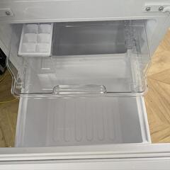 0023 SHARP 2ドア冷蔵庫 SJ-D15G-W 2021年製 