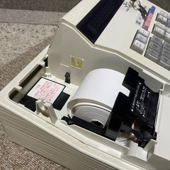 ■中古品 シャープ 電子レジスタ XE-A147-W 鍵付き 動作問題なし レジ 店舗■
