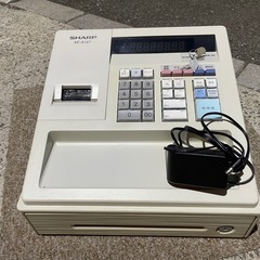 ■中古品 シャープ 電子レジスタ XE-A147-W 鍵付き 動作問題なし レジ 店舗■