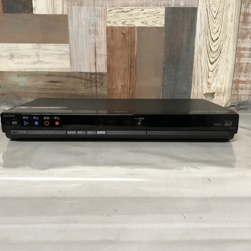 即日受渡❣️SHARP  AQUOS  Blu-rayレコーダー簡単リモコン7500円