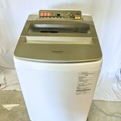 Panasonic 縦型洗濯機 NA-FA100H3 2017年製　10kg エコナビ 即効泡洗浄 簡易乾燥機能付