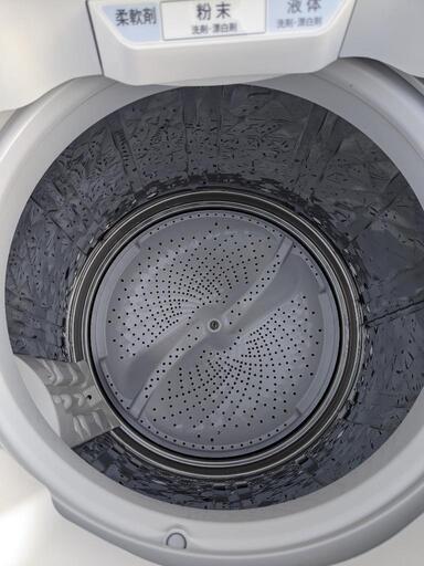 シャープ 8kg 全自動洗濯機 ES-GV8C インバーター 穴なしステンレス槽