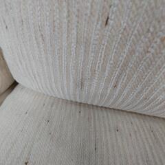 【カウチソファ】カウチソファ ACTUS 日本フクラ TORINO 3人掛けソファ ファブリック:ホワイト