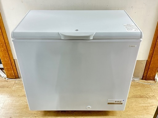▲⭐️激安価格⭐️ AQUA ノンフロン冷凍庫 ホームフリーザー AQF-21CK 2022年製 ホワイト 鍵付き