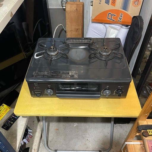 Palma 二口ガスコンロ　LPガス用　2021年製　IC-S 37-L １ヶ月保証付き【リサイクルショップ道楽屋】