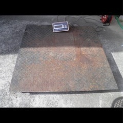 【中古品引取り限定】低床フロアースケール1200×1200