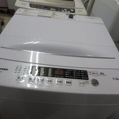 ハイセンス洗濯機5.5キロ2022年製