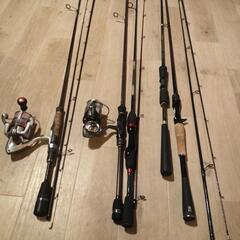 釣り竿5本セット＋（ケース付）