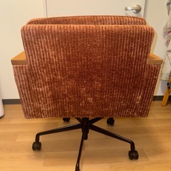 バレル デスクチェア ジャガード モカブラウン