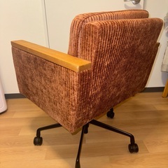 バレル デスクチェア ジャガード モカブラウン
