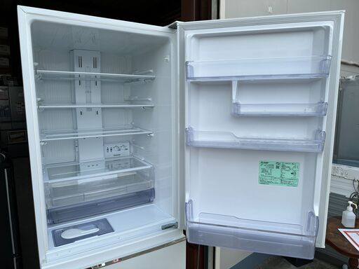 動作保証あり】MITSUBISHI 2018年 MR-CX37C 365L 3ドア 冷凍冷蔵庫