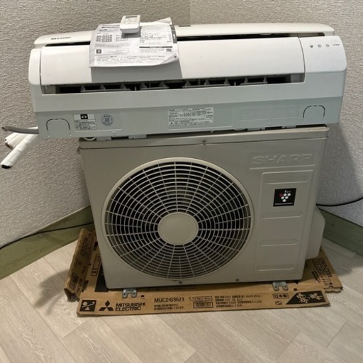 格安！設置代金込み！シャープAY-G22S-W（中古品）