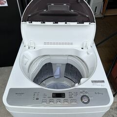 【動作保証あり】SHARP シャープ 2018年 ES-GE5B 5.5kg 洗濯機【管理KRS691】