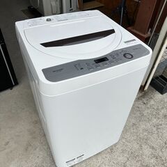 【動作保証あり】SHARP シャープ 2018年 ES-GE5B 5.5kg 洗濯機【管理KRS691】
