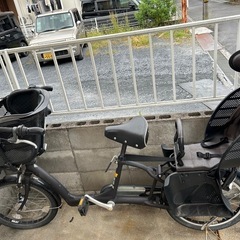 子供乗せ　自転車　3人のり