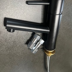 サンワカンパニー　ニューベガ混合水栓（TA05139N)ブラックマット