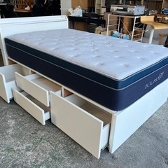 🌸セミダブルフレーム✅マットレスあり🚘配達可能