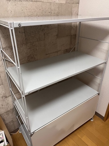 無印良品 シェルフ フロントパネル付