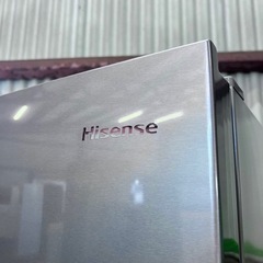 ご成約済み🐶　設置まで‼️ Hisense 大きめ2ドア冷蔵庫 227L✨ ダークシルバー⛓️