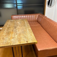 ダブルデイ ニコアンド ダイニングテーブル ソファ セット