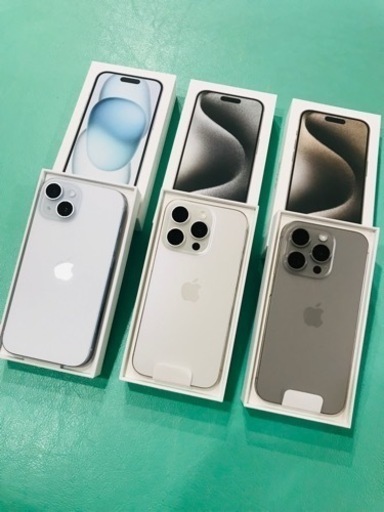 iPhone 15 pro 256GB simフリー (Apple Storeにて購入)