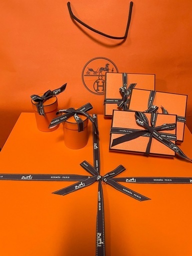 HERMES空箱、紙袋、リボン6点セット