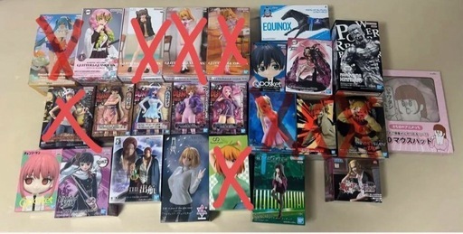 再出品！人気キャラ　フィギュア　まとめ売り　15体　3Dマウスパッド
