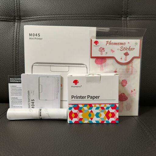 Phomemo M04S サーマルプリンター ミニプリンター ラベルプリンター