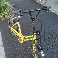 中古自転車3271　前後タイヤ新品！　ブリヂストン　ベガス　２０インチ　３段ギヤ　LEDダイナモライト　