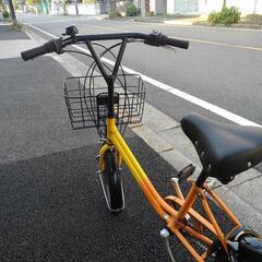 中古自転車3271　前後タイヤ新品！　ブリヂストン　ベガス　２０インチ　３段ギヤ　LEDダイナモライト　