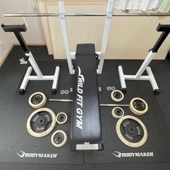 ベンチプレス総重量70kg・マット2枚