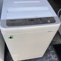 ☆中古￥11,800！Panasonic　5.0kg洗濯機　家電　2019年製　NA-F50B12型　幅56㎝ｘ奥行57㎝ｘ高さ88㎝　【BJ008】
