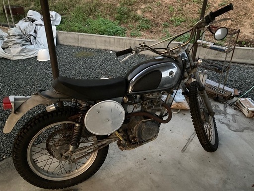 バイアルス125 TL125 ホンダ125cc トライアルバイク　林道