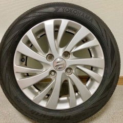 ワゴンRスティングレイ外し　タイヤ　純正ホイール4本　155/65/14