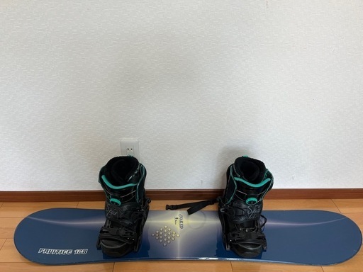 値下げ中)キッズ スノーボード 3点セット 128㎝ SABRINA×K2