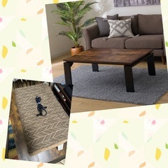 決まりました ニトリ セット売り リビングこたつ(フロットC 120