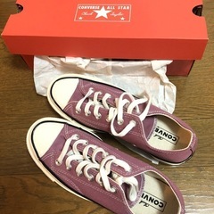 【新品】 CONVERSE CHUCK70 パープル ピンク　スニーカー23.5 新品】 CONVERSE CHUCK70 パープル ピンク スニーカー23.5