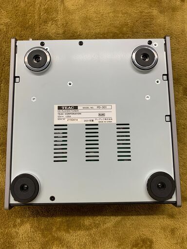【愛品館江戸川店】TEAC　21年　PD-301　ワイドFMチューナー搭載CDプレーヤーお問い合わせID:132-050567-007 愛品館江戸川店】TEAC 21年 PD-301 ワイドFMチューナー搭載CDプレーヤー