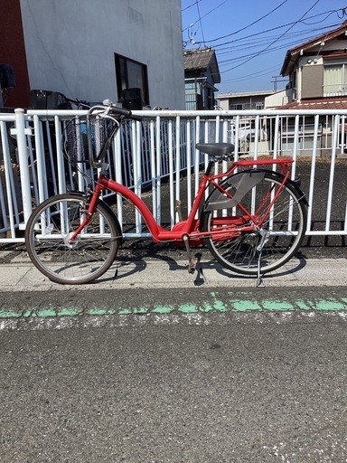 【中古自転車】　(赤メタリック／黒) 内装3段