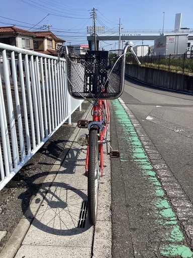 【中古自転車】　(赤メタリック／黒) 内装3段