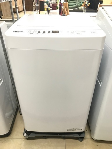 洗濯機（Hisense）、5.5kg、2022年
