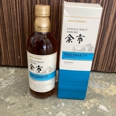 未開封】ニッカウヰスキー シングルモルト 余市 ピーティー&ソルティ